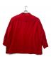 HOMELESS TAILOR (ホームレステイラー) スタンドカラーシャツ レッド サイズ:F：12000円