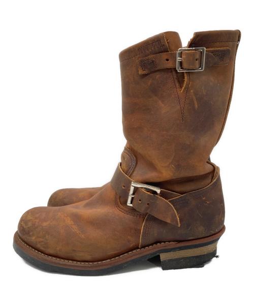 RED WING（レッドウィング）RED WING (レッドウィング) エンジニアブーツ ブラウン サイズ:27cm/US9/UK8/FR42.0の古着・服飾アイテム