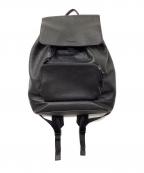 COACHコーチ）の古着「レザーバックパック」｜ブラック