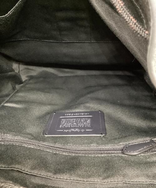 COACH（コーチ）COACH (コーチ) レザーバックパック ブラックの古着・服飾アイテム