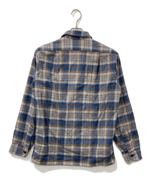 PENDLETON（ペンドルトン）PENDLETON (ペンドルトン) ネルシャツ ブルー×グレー サイズ:Ｓの古着・服飾アイテム