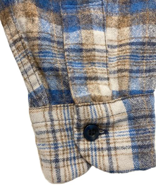 PENDLETON（ペンドルトン）PENDLETON (ペンドルトン) ネルシャツ ブルー×グレー サイズ:Ｓの古着・服飾アイテム
