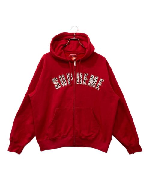 SUPREME（シュプリーム）SUPREME (シュプリーム) b.b.Simon (ビービーサイモン) Zip Up Hooded Sweatshirt/ジップアップ　フーデッド　スウェットシャツ レッド サイズ:Mの古着・服飾アイテム
