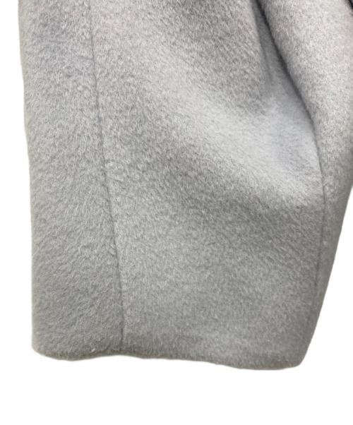 Lily Brown（リリーブラウン）Lily Brown (リリーブラウン) ノーカラーコート スカイブルーの古着・服飾アイテム