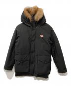 DANTONダントン）の古着「ファー付きダウンジャケット」｜ブラック