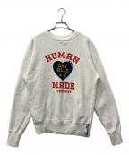 HUMAN MADEヒューマンメイド）の古着「TSURIAMI SWEATSHIRT #4」｜ホワイト