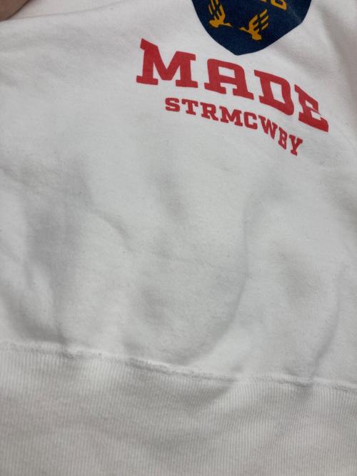 HUMAN MADE（ヒューマンメイド）HUMAN MADE (ヒューマンメイド) TSURIAMI SWEATSHIRT #4 ホワイト サイズ:Mの古着・服飾アイテム