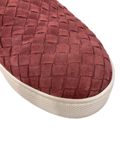 BOTTEGA VENETA（ボッテガベネタ）BOTTEGA VENETA (ボッテガベネタ) イントレチャート スリッポン スニーカー ブラウン サイズ:43の古着・服飾アイテム