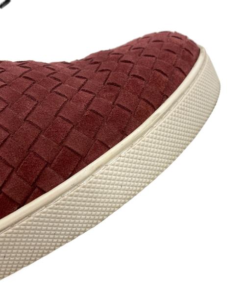 BOTTEGA VENETA（ボッテガベネタ）BOTTEGA VENETA (ボッテガベネタ) イントレチャート スリッポン スニーカー ブラウン サイズ:43の古着・服飾アイテム