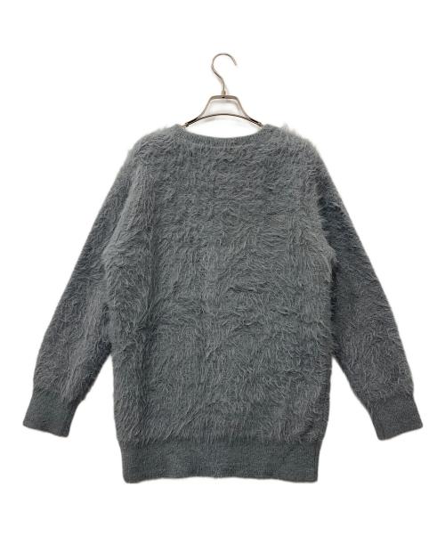 NUMBER (N)INE（ナンバーナイン）NUMBER (N)INE (ナンバーナイン) フェザーファーヤーン ニット グレー サイズ:1の古着・服飾アイテム