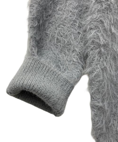 NUMBER (N)INE（ナンバーナイン）NUMBER (N)INE (ナンバーナイン) フェザーファーヤーン ニット グレー サイズ:1の古着・服飾アイテム