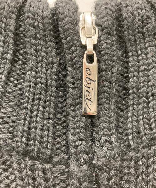 GAULTIER HOMME objet（ゴルチエオムオブジェ）GAULTIER HOMME objet (ゴルチエオムオブジェ) ドライバーズニット ブラック サイズ:46の古着・服飾アイテム