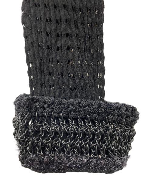 TOGA ARCHIVES（トーガアーカイブス）TOGA ARCHIVES (トーガアーカイブス) メッシュカットソー ブラック サイズ:36の古着・服飾アイテム