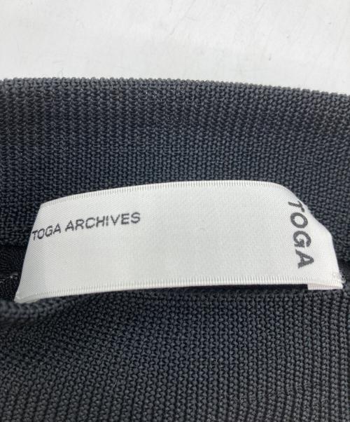 TOGA ARCHIVES（トーガアーカイブス）TOGA ARCHIVES (トーガアーカイブス) メッシュカットソー ブラック サイズ:36の古着・服飾アイテム