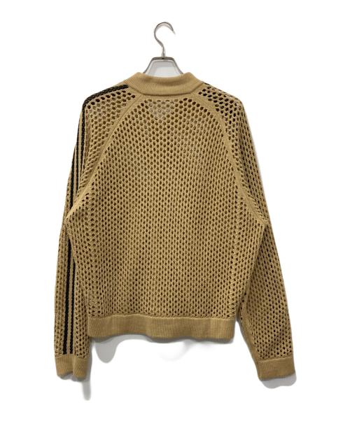 adidas（アディダス）adidas (アディダス) CLOT (クロット) クロシュ トラックトップ/CROCHET TRACKTOP ベージュ サイズ:XLの古着・服飾アイテム