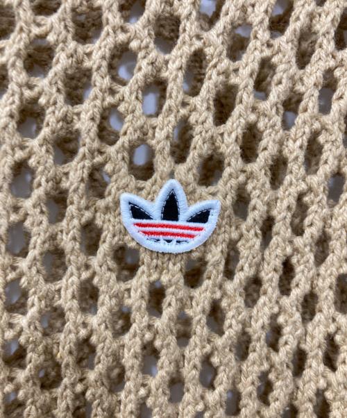 adidas（アディダス）adidas (アディダス) CLOT (クロット) クロシュ トラックトップ/CROCHET TRACKTOP ベージュ サイズ:XLの古着・服飾アイテム