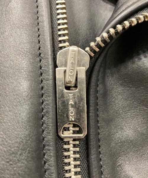 Hysteric Glamour（ヒステリックグラマー）Hysteric Glamour (ヒステリックグラマー) キップレザーダブルライダースジャケット ブラック サイズ:Smallの古着・服飾アイテム