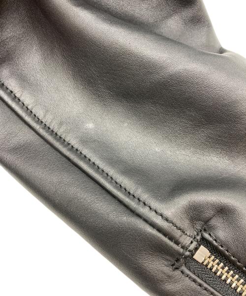 Hysteric Glamour（ヒステリックグラマー）Hysteric Glamour (ヒステリックグラマー) キップレザーダブルライダースジャケット ブラック サイズ:Smallの古着・服飾アイテム