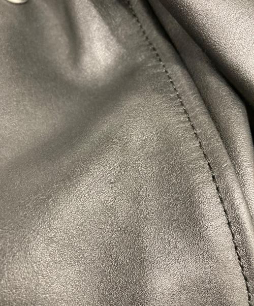 Hysteric Glamour（ヒステリックグラマー）Hysteric Glamour (ヒステリックグラマー) キップレザーダブルライダースジャケット ブラック サイズ:Smallの古着・服飾アイテム