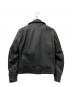 Hysteric Glamour (ヒステリックグラマー) キップレザーダブルライダースジャケット ブラック サイズ:Small：36000円