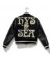 Hysteric Glamour (ヒステリックグラマー) WIND AND SEA (ウィンダンシー) アームレザーバーシティブルゾン ブラック サイズ:XS：45000円