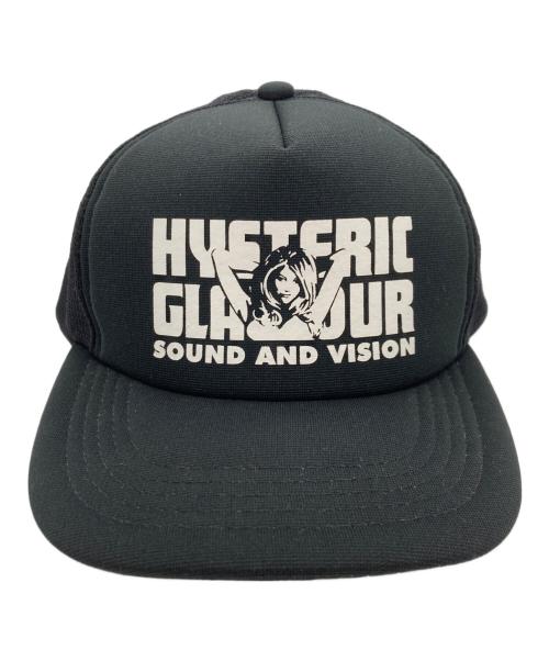 Hysteric Glamour（ヒステリックグラマー）Hysteric Glamour (ヒステリックグラマー) SOUND AND VIBRATION メッシュキャップ ブラック サイズ:-の古着・服飾アイテム