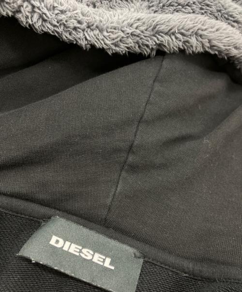 DIESEL（ディーゼル）DIESEL (ディーゼル) フリースジャケット ブラック サイズ:Lの古着・服飾アイテム