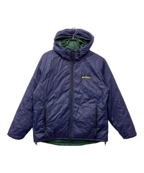 WILD THINGS（ワイルドシングス）WILD THINGS (ワイルドシングス) QUILTED PARKA/キルテッドパーカー/リバーシブルジャケット パープル×グリーン サイズ:XLの古着・服飾アイテム