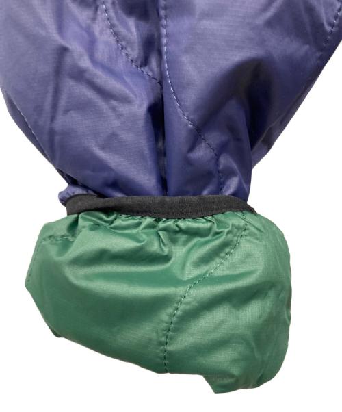 WILD THINGS（ワイルドシングス）WILD THINGS (ワイルドシングス) QUILTED PARKA/キルテッドパーカー/リバーシブルジャケット パープル×グリーン サイズ:XLの古着・服飾アイテム