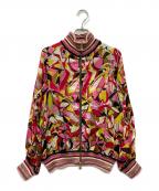 missoniミッソーニ）の古着「シルクニット総柄ブルゾン」｜マルチカラー