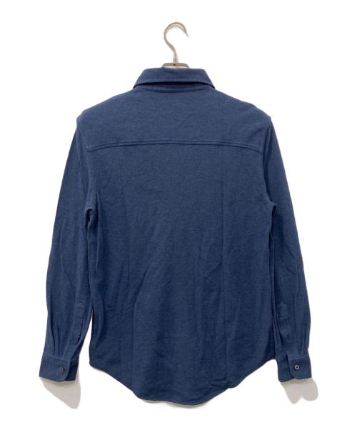 RALPH LAUREN Purple Label（ラルフ ローレン パープル レーベル）RALPH LAUREN PURPLE LABEL (ラルフ ローレン パープル レーベル) ジャージーシャツ ブルー サイズ:Mの古着・服飾アイテム