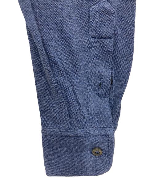 RALPH LAUREN Purple Label（ラルフ ローレン パープル レーベル）RALPH LAUREN PURPLE LABEL (ラルフ ローレン パープル レーベル) ジャージーシャツ ブルー サイズ:Mの古着・服飾アイテム