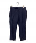 RALPH LAUREN Purple Labelラルフ ローレン パープル レーベル）の古着「シルクリネン スラックス」｜ネイビー