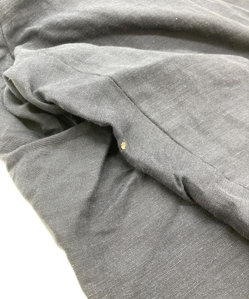 RALPH LAUREN Purple Label（ラルフ ローレン パープル レーベル）RALPH LAUREN PURPLE LABEL (ラルフ ローレン パープル レーベル) シルクリネン スラックス ネイビー サイズ:32の古着・服飾アイテム