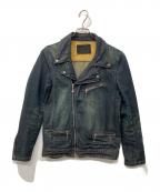 JACKROSE VINTAGEジャックローズヴィンテージ）の古着「デニムライダースジャケット」｜インディゴ