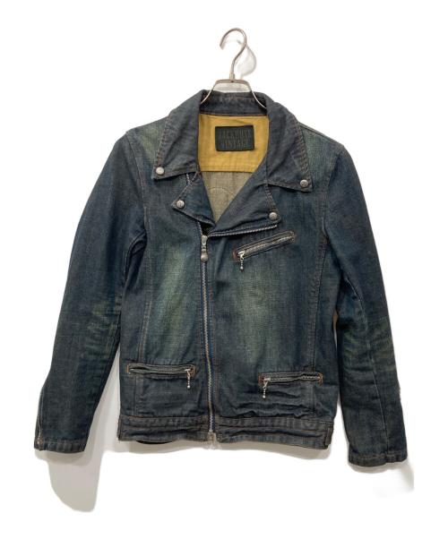 JACKROSE VINTAGE（ジャックローズヴィンテージ）JACKROSE VINTAGE (ジャックローズヴィンテージ) デニムライダースジャケット インディゴ サイズ:3の古着・服飾アイテム