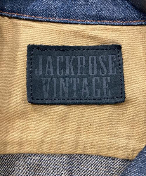 JACKROSE VINTAGE（ジャックローズヴィンテージ）JACKROSE VINTAGE (ジャックローズヴィンテージ) デニムライダースジャケット インディゴ サイズ:3の古着・服飾アイテム