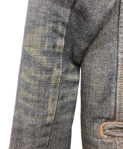 JACKROSE VINTAGE（ジャックローズヴィンテージ）JACKROSE VINTAGE (ジャックローズヴィンテージ) デニムライダースジャケット インディゴ サイズ:3の古着・服飾アイテム