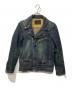 JACKROSE VINTAGE（ジャックローズヴィンテージ）の古着「デニムライダースジャケット」｜インディゴ