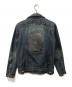 JACKROSE VINTAGE (ジャックローズヴィンテージ) デニムライダースジャケット インディゴ サイズ:3：6000円