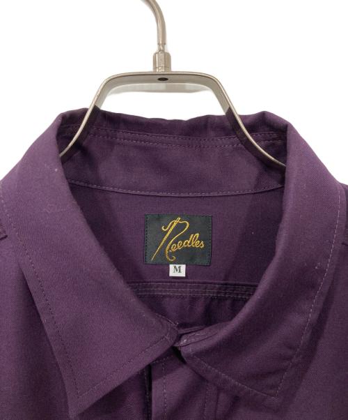 Needles（ニードルズ）Needles (ニードルズ) Work Shirts パープル サイズ:Ｍの古着・服飾アイテム