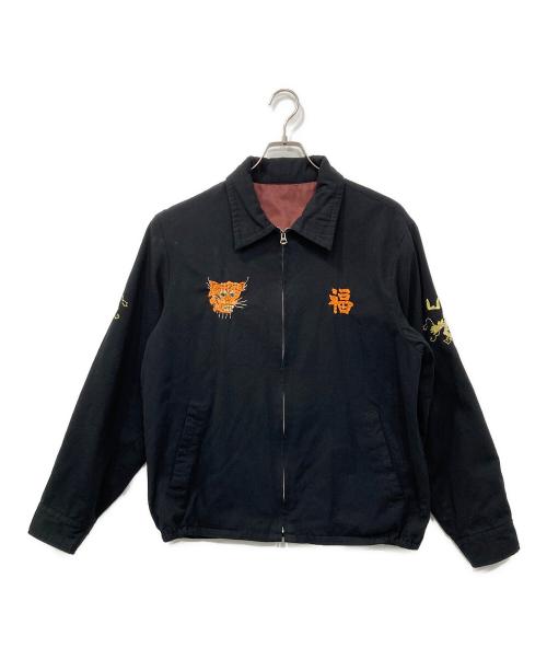 waiper（ワイパー）WAIPER (ワイパー) SOUVENIR VIETNAM JACKET/スーベニアーズ　ベトナム　ジャケット ブラック サイズ:Mの古着・服飾アイテム