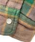 中古・古着 SUPREME (シュプリーム) Quilted Faded Plaid Shirt/キルテッド　　フェイデッド　プレイド　シャツ グリーン×ブラウン サイズ:Ｍ：10000円