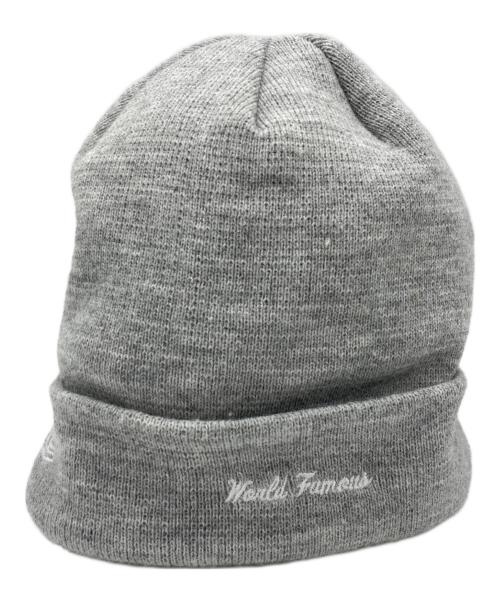 SUPREME（シュプリーム）Supreme (シュプリーム) New Era (ニューエラ) CROSS BOX LOGO BEANIE/クロス　ボックス　ロゴ　ビーニー グレーの古着・服飾アイテム