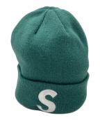SUPREME×New Eraシュプリーム×ニューエラ）の古着「S Logo Beanie/エス　ロゴ　ビーニー」｜グリーン