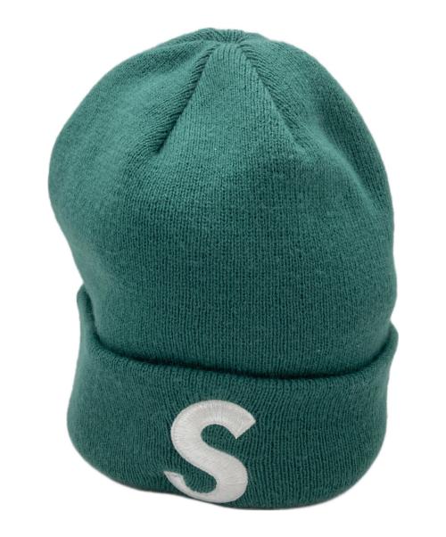 SUPREME（シュプリーム）Supreme (シュプリーム) New Era (ニューエラ) S Logo Beanie/エス　ロゴ　ビーニー グリーンの古着・服飾アイテム