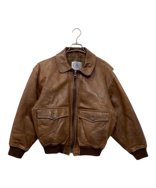 J.PRESS（ジェイプレス）J.PRESS (ジェイプレス) A-2 フライトジャケット ブラウン サイズ:Ｍの古着・服飾アイテム