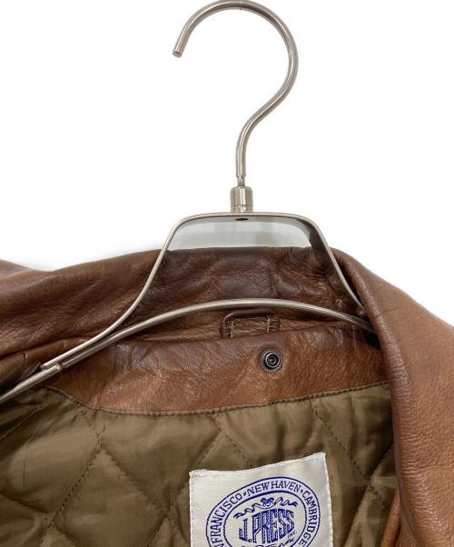 J.PRESS（ジェイプレス）J.PRESS (ジェイプレス) A-2 フライトジャケット ブラウン サイズ:Ｍの古着・服飾アイテム