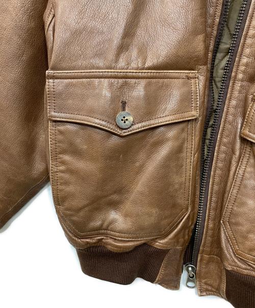 J.PRESS（ジェイプレス）J.PRESS (ジェイプレス) A-2 フライトジャケット ブラウン サイズ:Ｍの古着・服飾アイテム