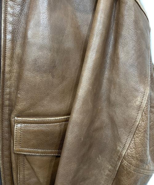 J.PRESS（ジェイプレス）J.PRESS (ジェイプレス) A-2 フライトジャケット ブラウン サイズ:Ｍの古着・服飾アイテム